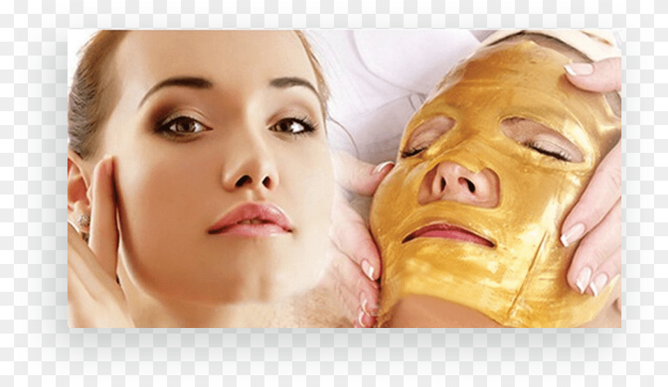 Mask Mascarilla De Colageno De Oro, Adult, Person, Patient, Woman Free Png Download