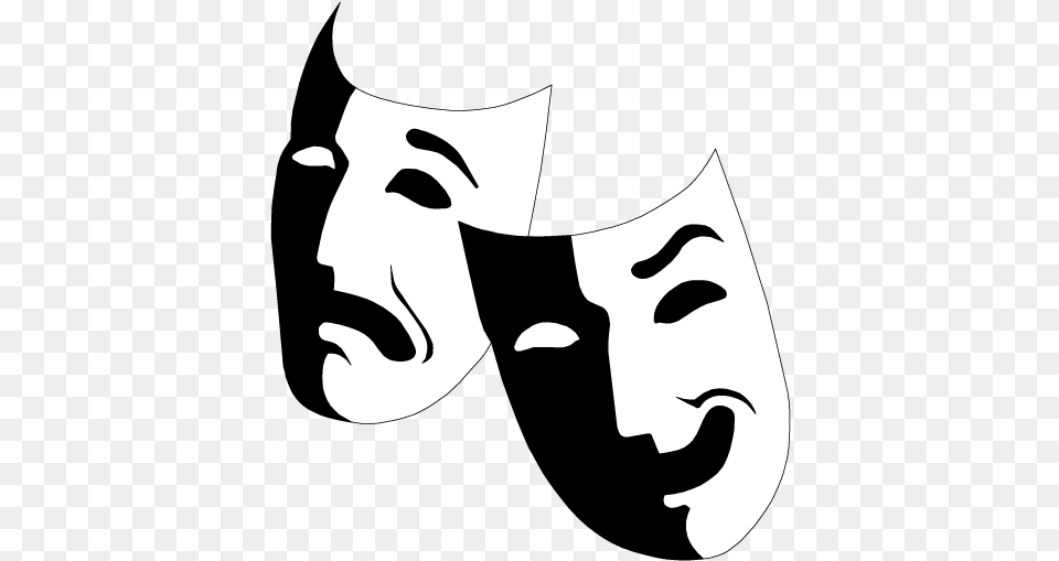 Mask Musical Theatre Drama Clip Art Sock And Buskin, Stencil, Baby, Person, Face Free Png