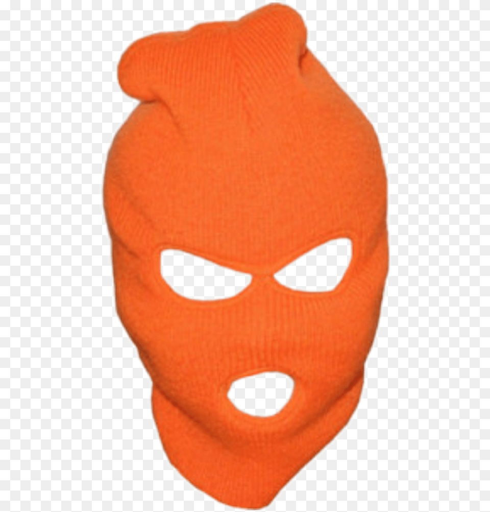 Mask Robber Burglar Orange Ski Mask Vector, Baby, Person, Face, Head Free Png