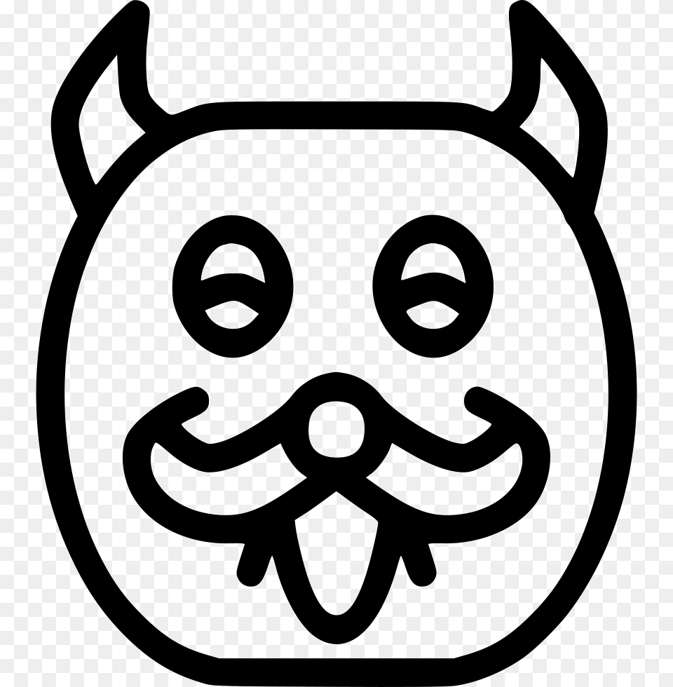 Mask Scary Monster Spooky Rubber Stamping, Stencil, Sticker, Ammunition, Grenade Free Transparent Png