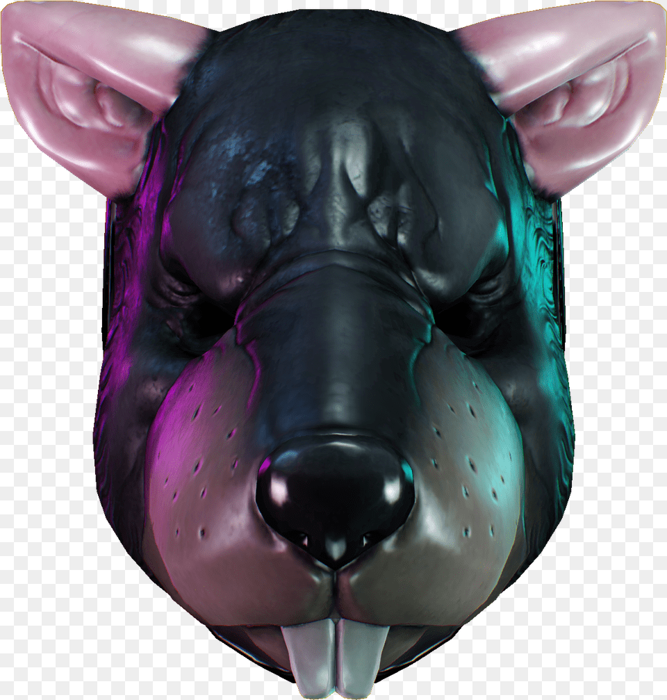 Mask Screen Richter Hotline Miami 2 Rat Mask, Snout, Baby, Person Png Image