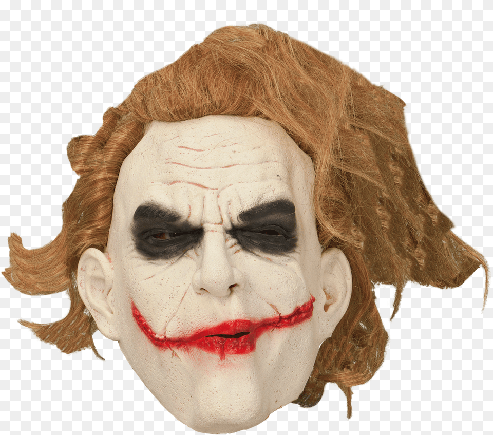 Maskeradmask Joker Med Hr Joker Mask Teknikmagasinet, Adult, Face, Female, Head Free Transparent Png