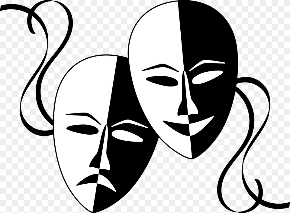Masks Clipart, Stencil, Adult, Female, Person Png