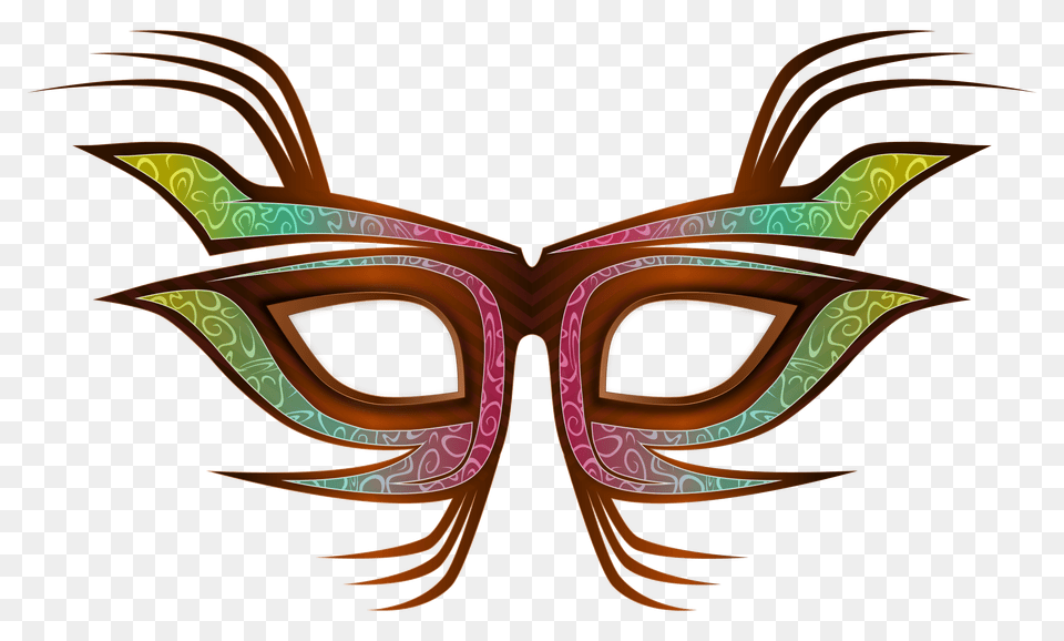 Masks For A Masquerade Vector Party Mask Royalty Cliparts, Emblem, Symbol, Aircraft, Airplane Free Png Download