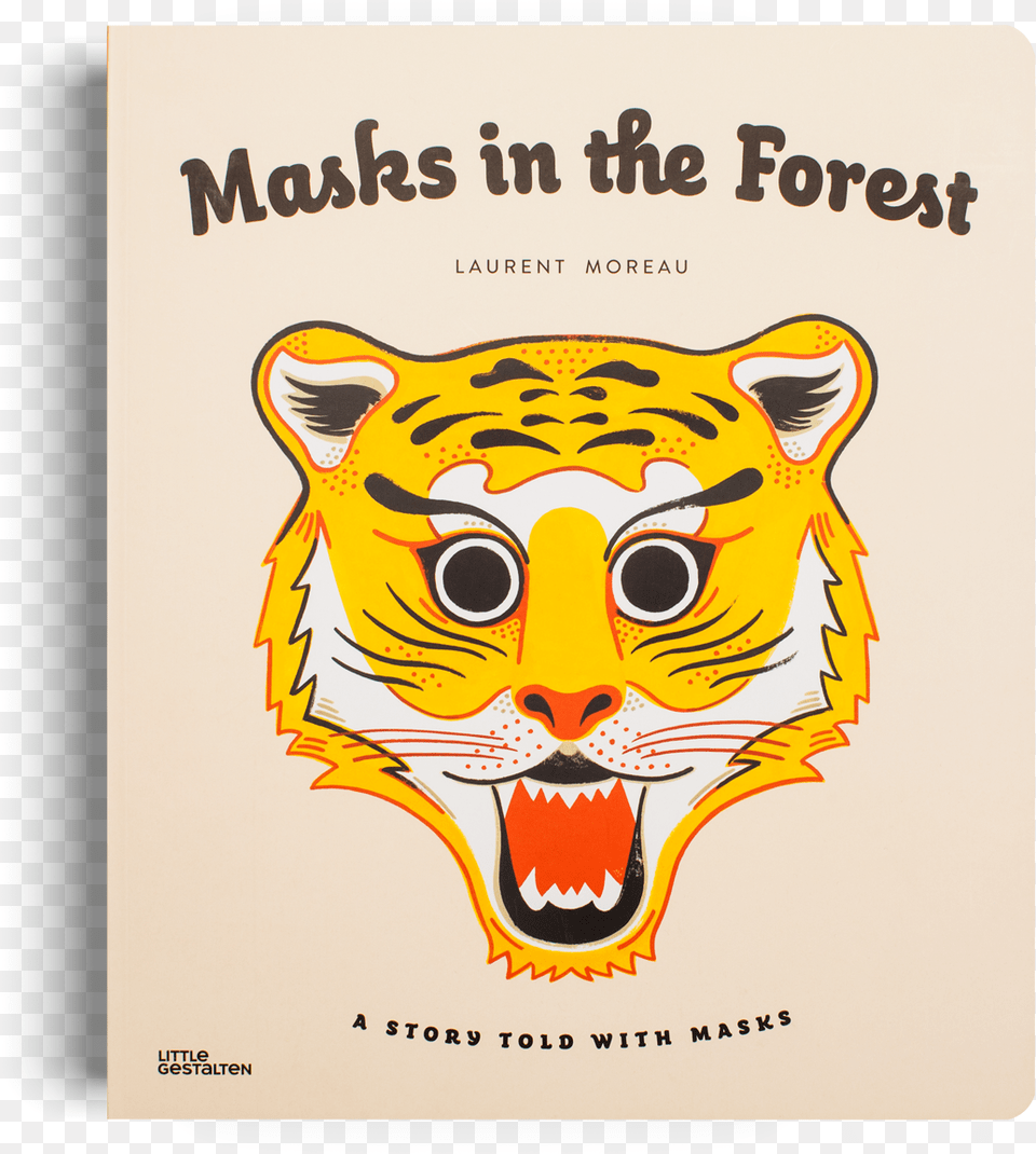 Masks In The Forest Little Gestalten Kids Bookquotclass Foret Des Masques, Advertisement, Poster, Animal, Cat Png