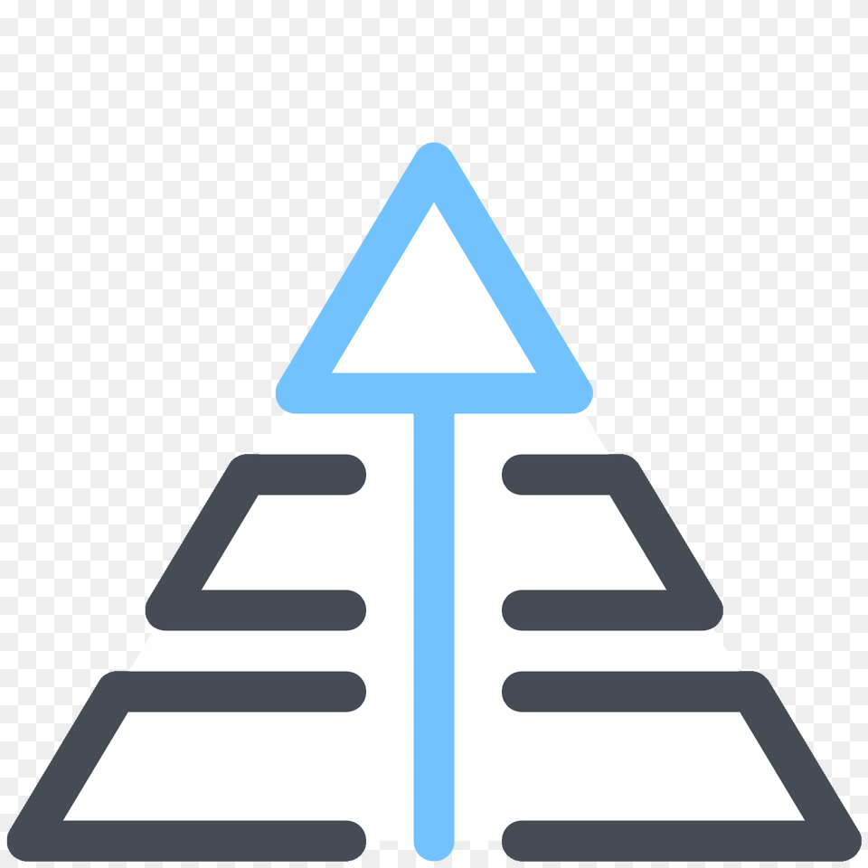 Maslow Pyramid Icon, Triangle, Cross, Symbol Free Png