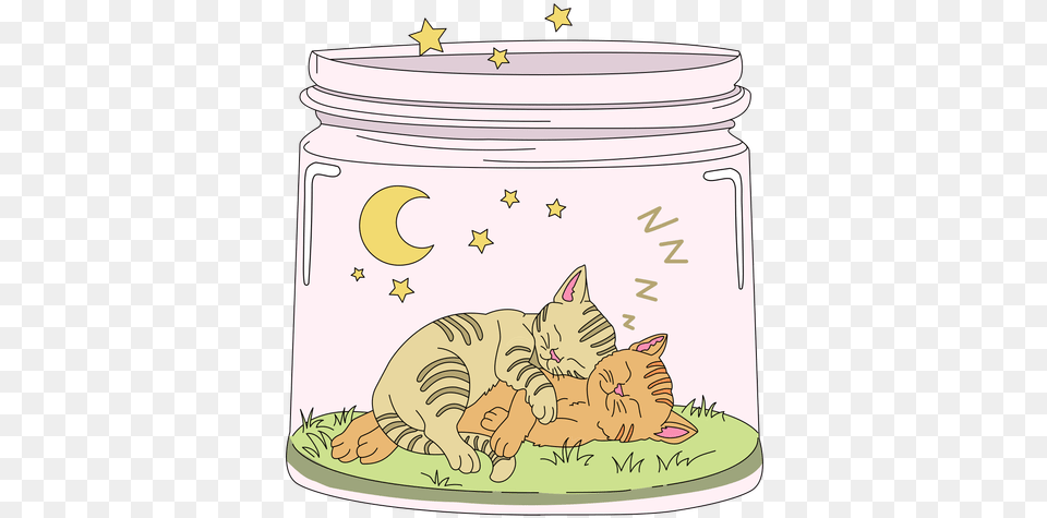 Mason Jar Art Kitten Transparent U0026 Svg Vector File Lovely, Animal, Cat, Mammal, Pet Free Png