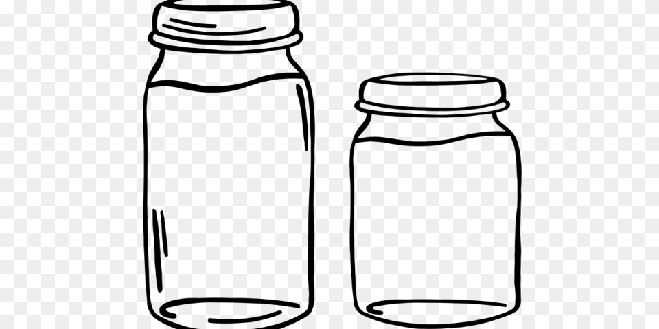 Mason Jar Clipart Clip Art, Gray Free Png