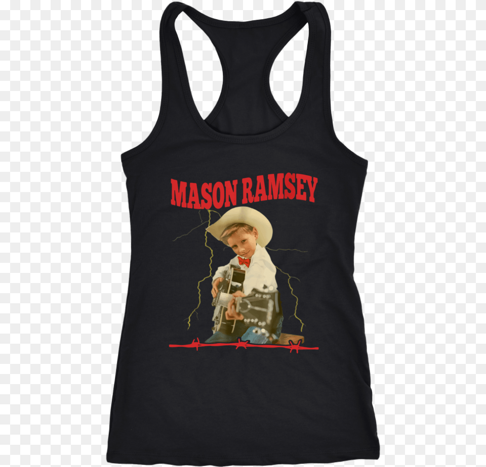 Mason Ramsey Yodeling Boy Guitar Shirt Lesbian Shirt Racerback Tank Top T Shirt Funny Lesbian, Clothing, Tank Top, Baby, T-shirt Free Transparent Png