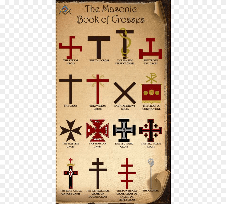Masonic Crosses, Cross, Symbol, Altar, Architecture Png Image
