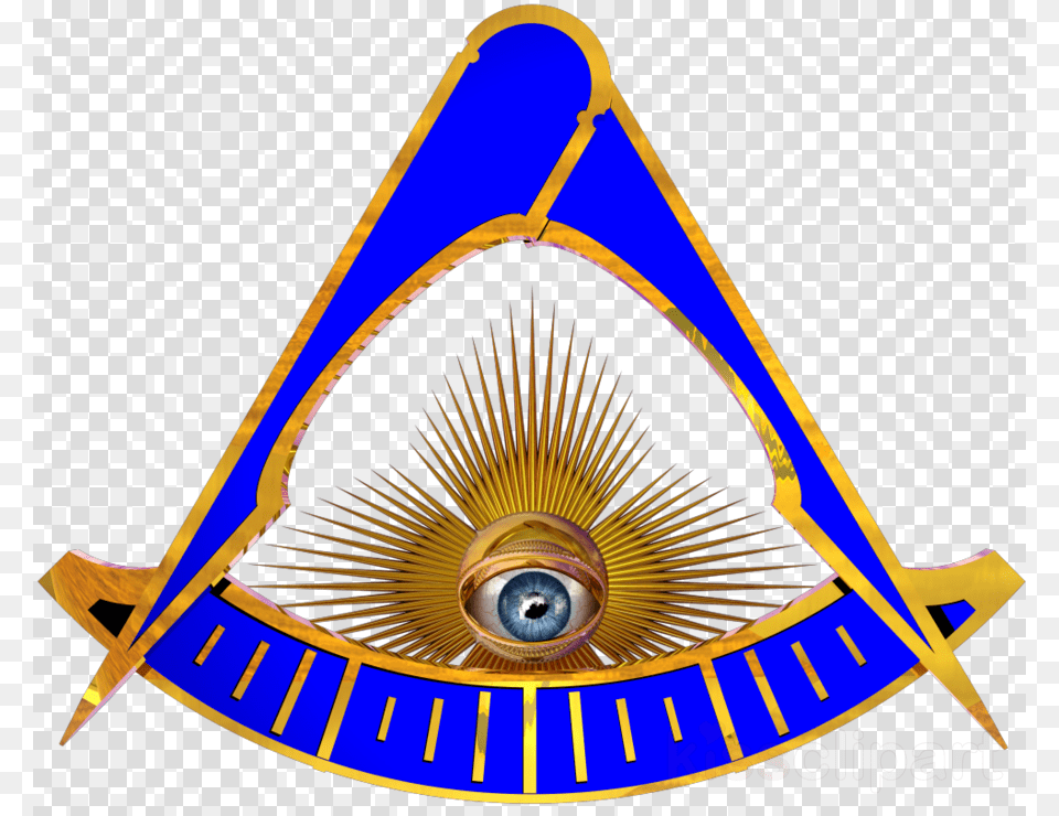 Masononic All Seeing Eye Clipart Freemasonry Freemasonry, Machine, Spoke Free Png