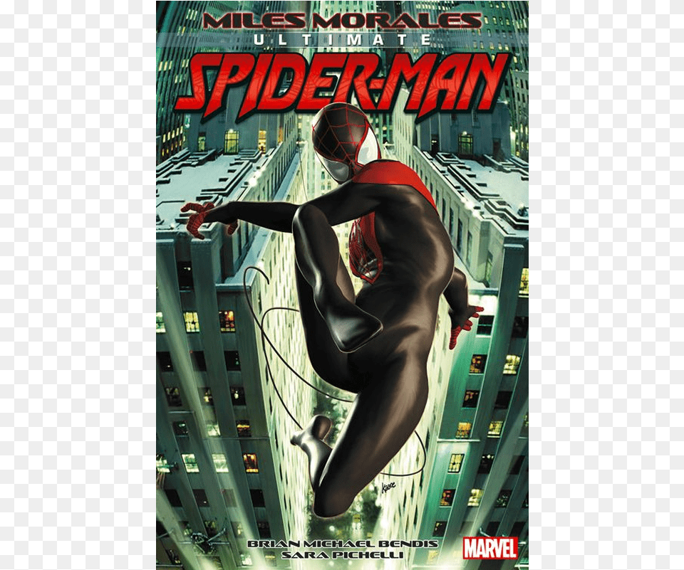 Masque De Spider Man Miles Morales, Advertisement, Publication, Book, Comics Free Png