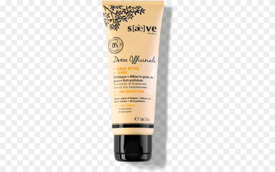 Masque Detox Intense Saeve, Bottle, Cosmetics, Sunscreen, Can Free Png