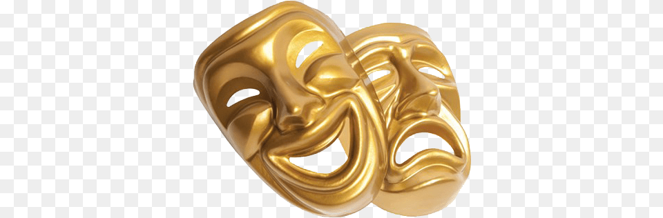 Masque Images Gold Drama Mask Free Transparent Png