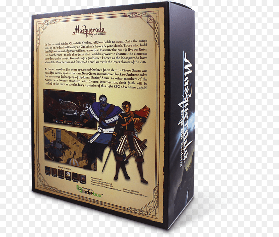 Masquerada Songs And Shadows Physical Box, Adult, Female, Male, Man Png Image