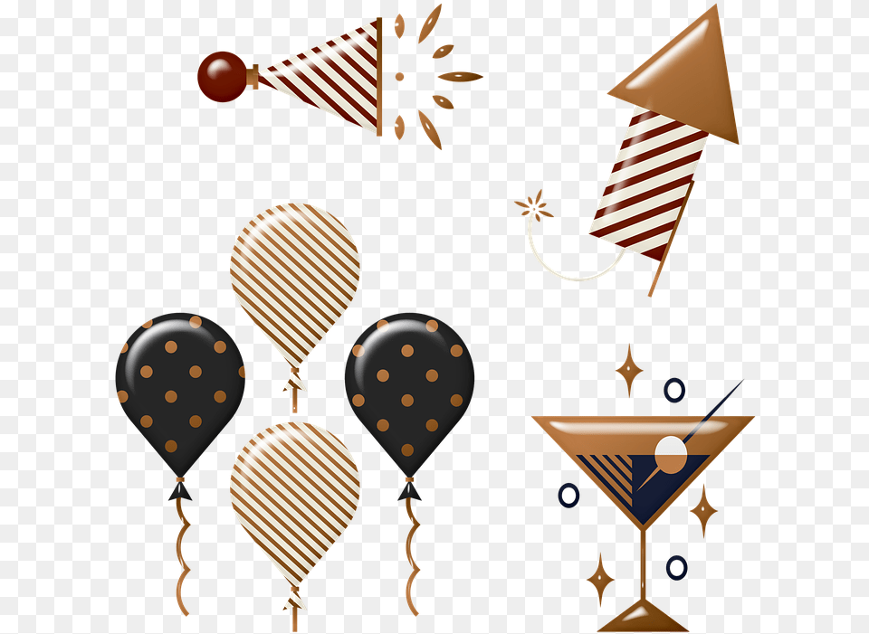 Masquerade Party Mask Balloons Horn Drink, Balloon Png