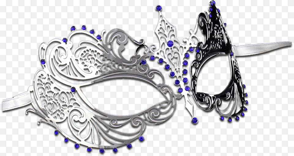 Masquerade Silver Masquerade Mask, Accessories, Jewelry Png Image