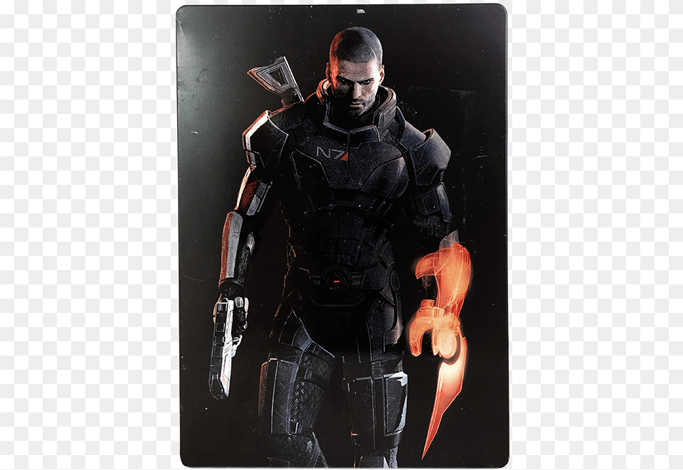 Mass Effect 3 Steelbook, Adult, Male, Man, Person Png Image