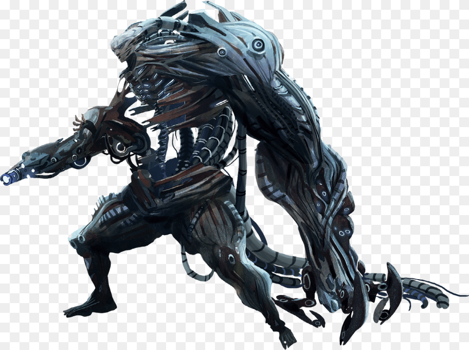 Mass Effect Art Machines Art Of Mass Effect Illusive Man, Animal, Dinosaur, Reptile, Alien Free Png Download