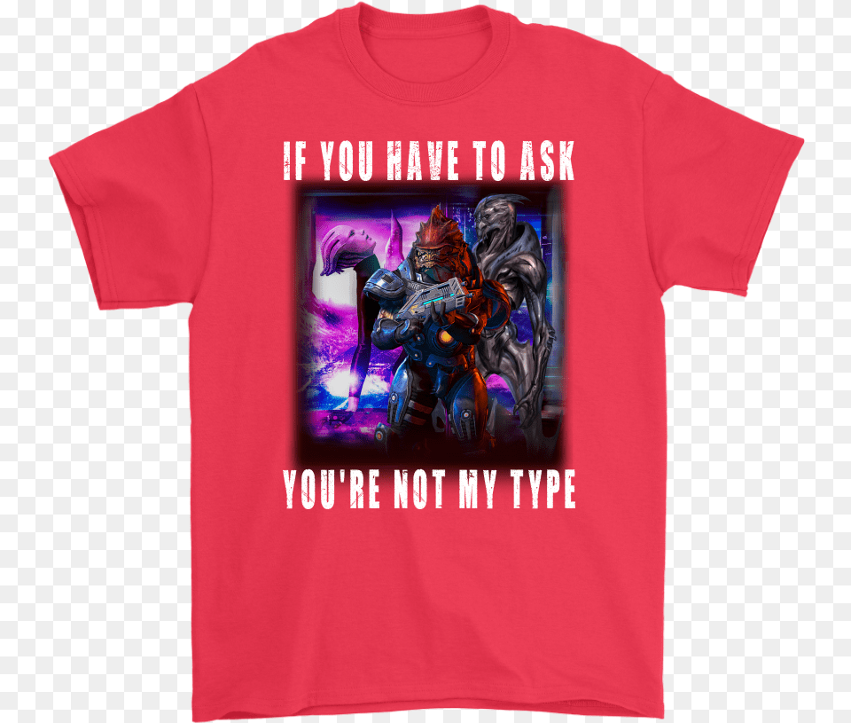 Mass Effect Not My Type Shirt Ebay Star Wars Quotes Shirt For Women, Clothing, T-shirt, Adult, Female Free Transparent Png