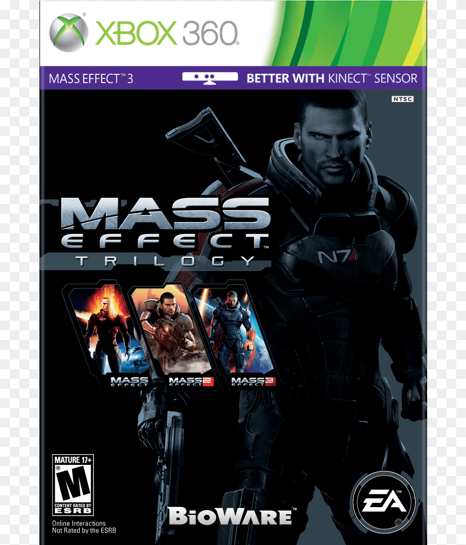 Mass Effect Trilogy Xbox, Adult, Advertisement, Male, Man Png Image