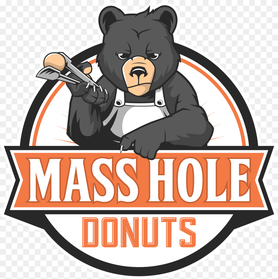 Mass Hole Donuts, Animal, Bear, Mammal, Wildlife Free Transparent Png