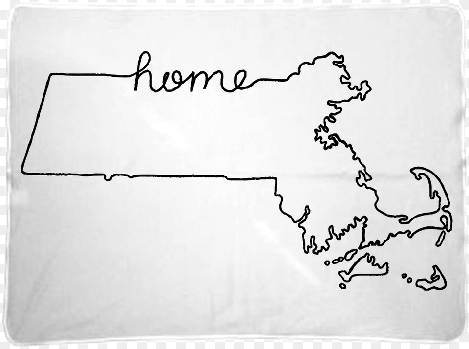 Massachusetts Outline Sticker, Text, White Board Png