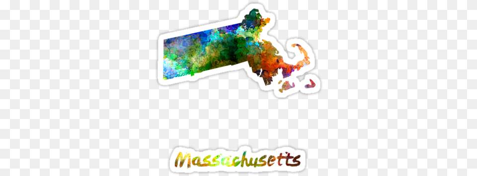 Massachusetts Us State Poster In Watercolor Background, Accessories, Gemstone, Jewelry, Text Free Transparent Png