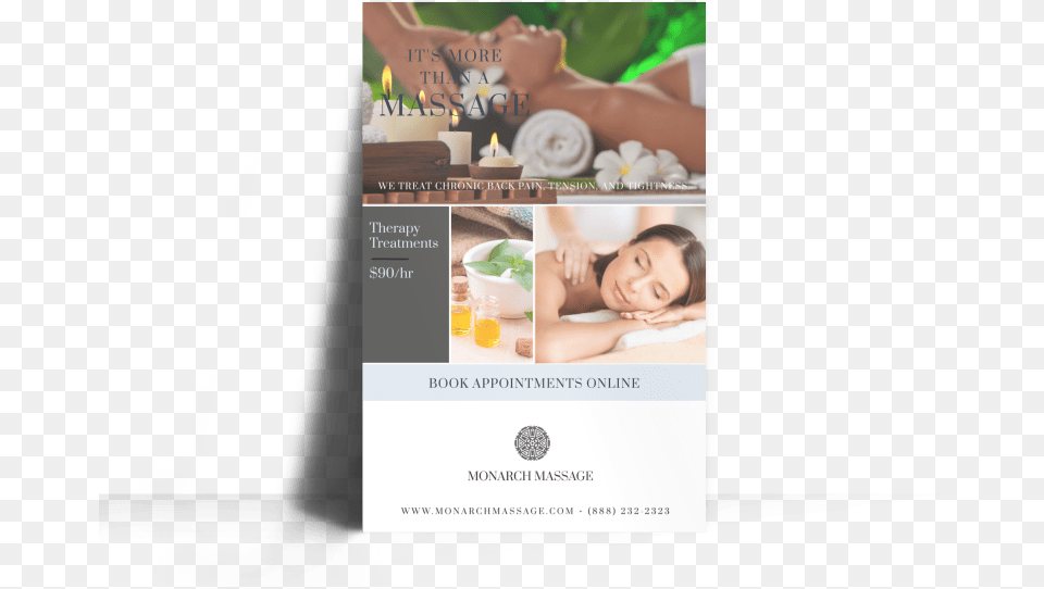 Massage Special Offer Poster Template Preview Online Advertising, Advertisement, Adult, Female, Person Free Transparent Png