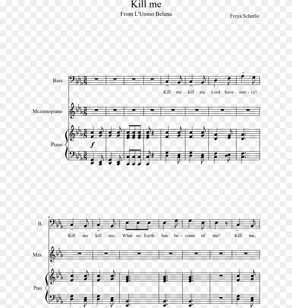 Massenet Elegie Cello Voice Piano, Gray Free Transparent Png