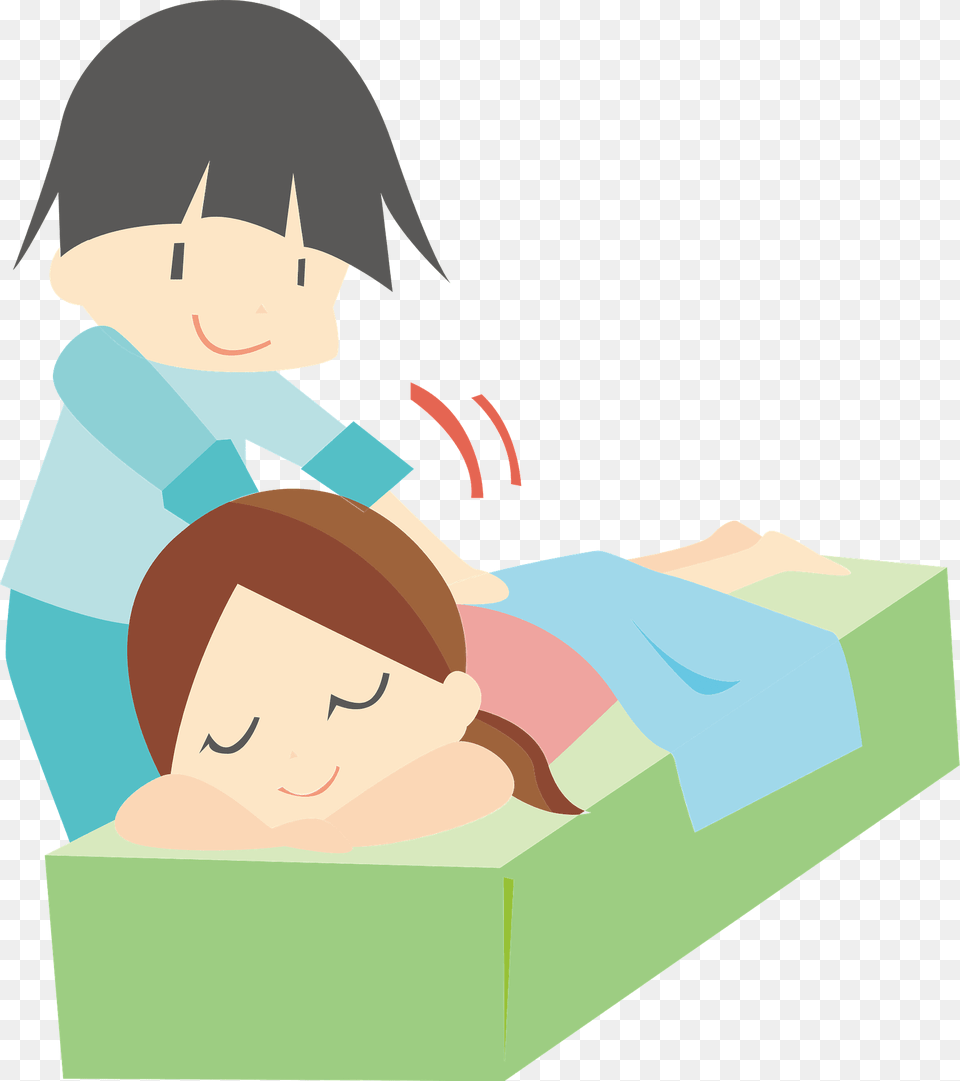 Masseur Is Giving A Massage Clipart, Person, Sleeping, Face, Head Png