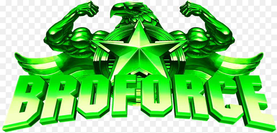 Massive Broforce Alien Infestation Broforce, Green, Symbol Free Png