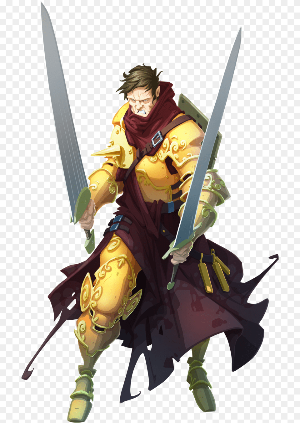 Massive Darkness Download Massive Darkness Heroes Owen, Weapon, Sword, Adult, Person Free Transparent Png