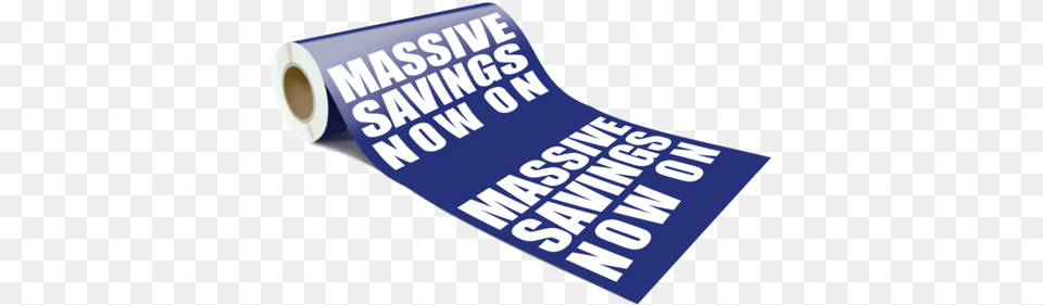 Massive Savings Now On Retail Poster Wrap Sign Retail, Paper, Towel, Text, Disk Free Transparent Png