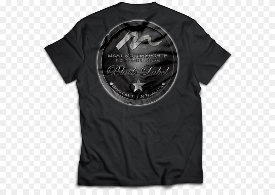 Mast Black Label T Shirt Active Shirt, Clothing, T-shirt Free Png Download