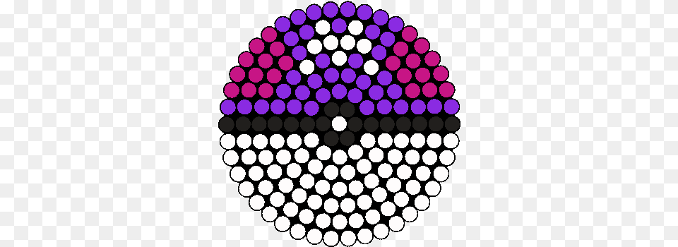 Master Ball Perler Bead Pattern Perler Bead Patterns Pokemon Ball, Sphere, Purple, Art Png Image