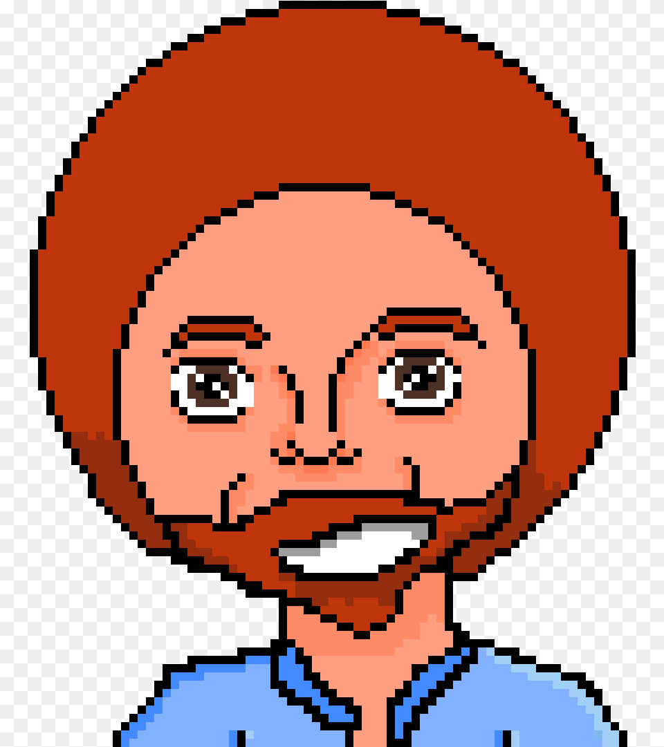 Master Bob Ross Cross Stitch, Face, Portrait, Photography, Person Free Png