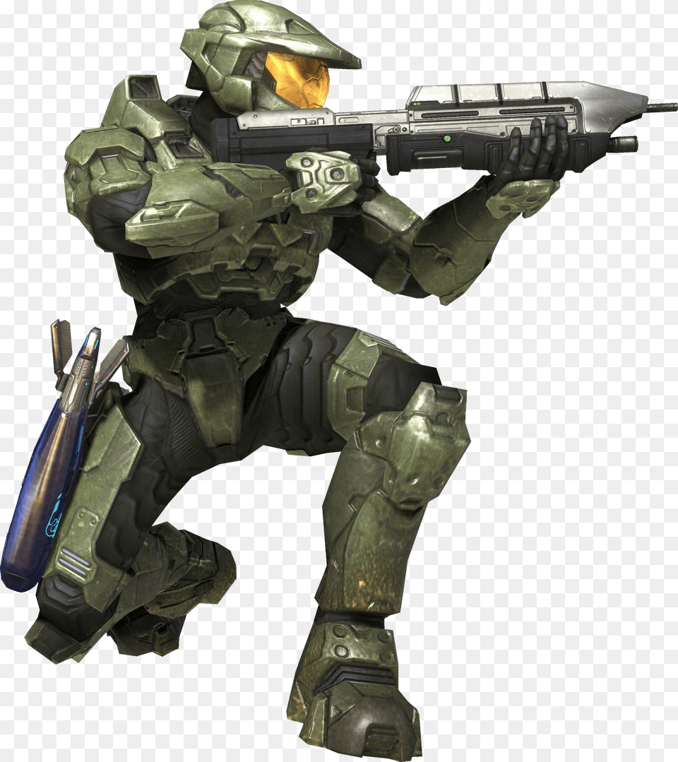 Master Chief, Gun, Weapon Png Image