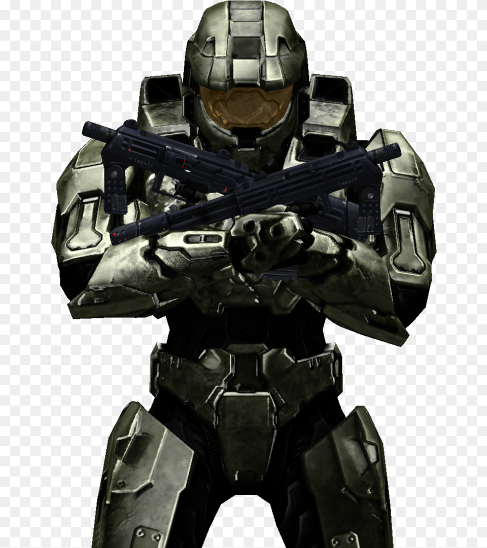 Master Chief, Gun, Weapon, Adult, Male Free Png