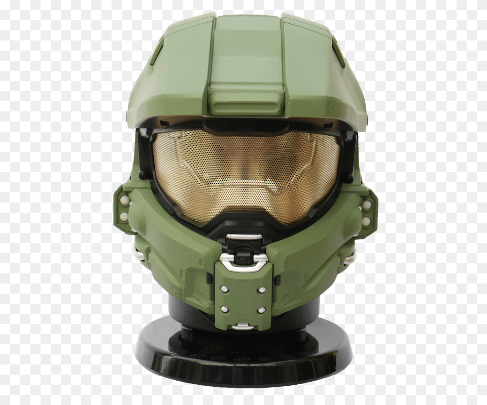 Master Chief Bluetooth Speaker Master Chief, Crash Helmet, Helmet, Clothing, Hardhat Png