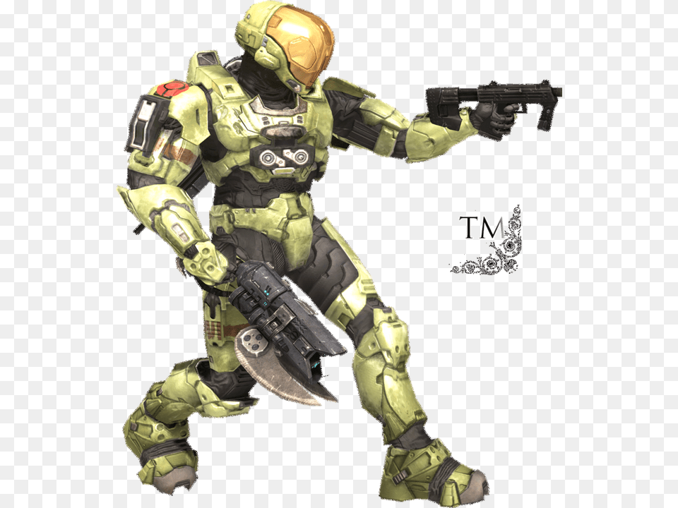 Master Chief Render, Adult, Male, Man, Person Free Png