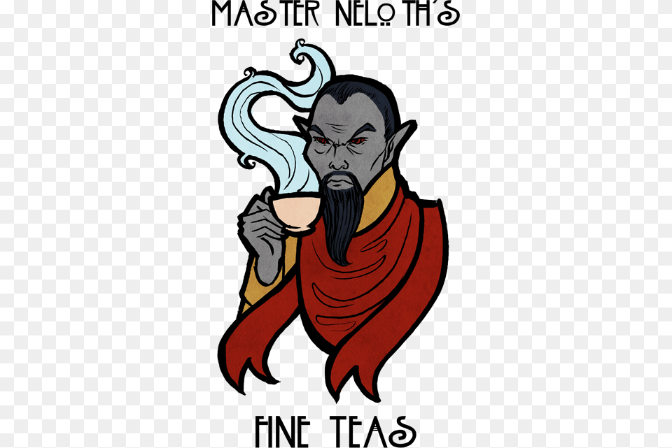 Master Neloth39s Fine Teas By Lady Nerevar Master Neloth39s Fine Teas, Adult, Male, Man, Person Free Png