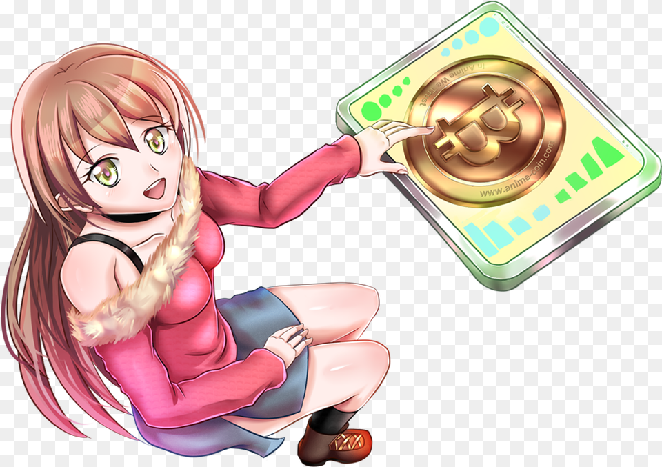 Master Node Anime Coin But If Anim Takes Off And Is A Cartoon, Book, Comics, Publication, Adult Free Png