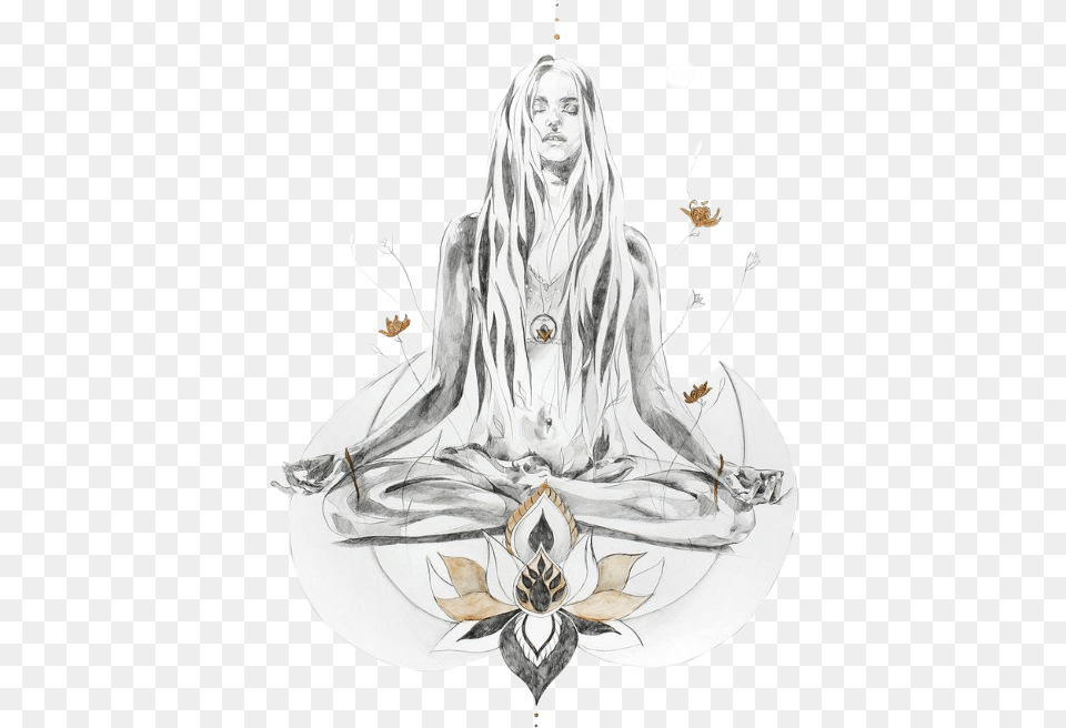 Master Of Meditation Drawing, Art, Book, Comics, Publication Free Png Download