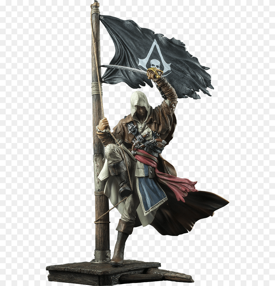 Master Of Sea Edward Kenway Statue, Adult, Female, Person, Woman Png