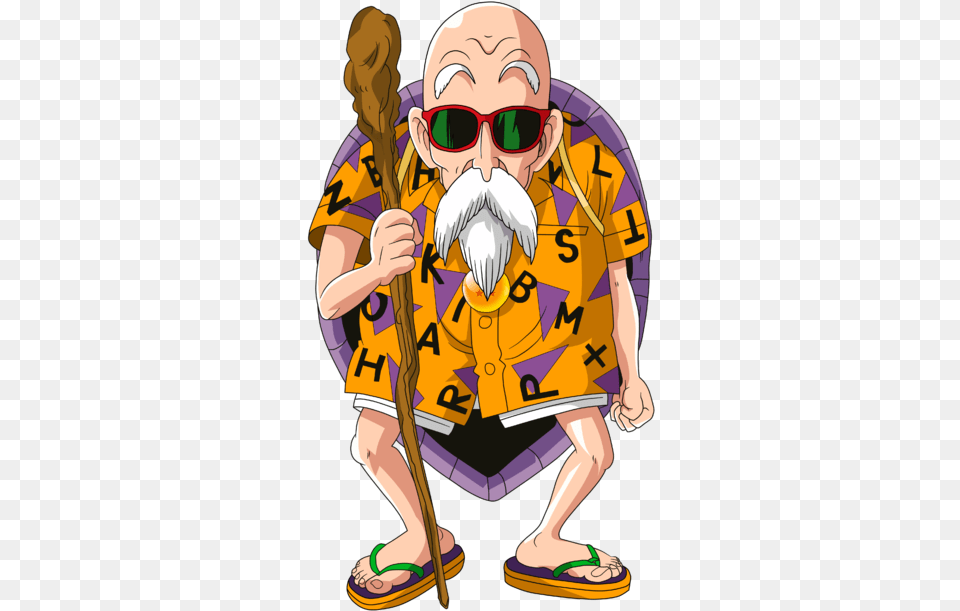 Master Roshi 6 Dragon Ball Tortoise, Accessories, Sunglasses, Adult, Male Free Transparent Png
