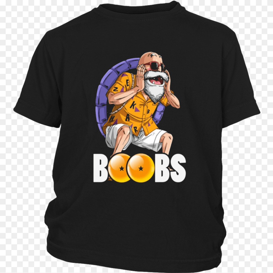 Master Roshi Boobs Shirt, Clothing, T-shirt, Adult, Female Free Png Download
