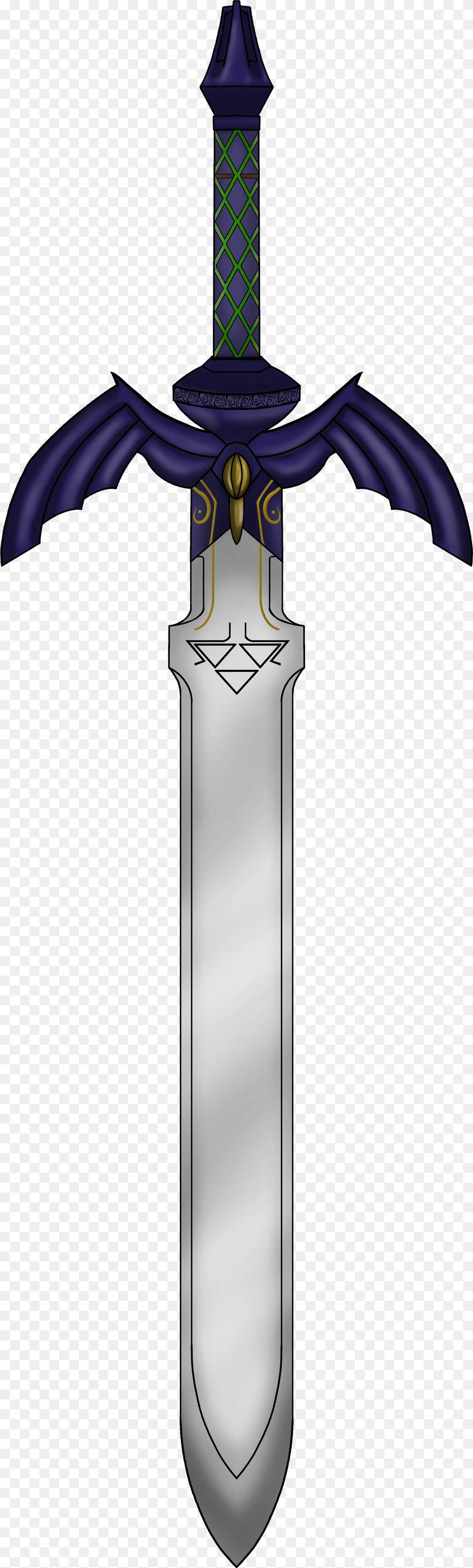 Master Sword Clipart For Your App Zelda Breath Of The Wild The Master Sword, Weapon, Blade, Dagger, Knife Free Png