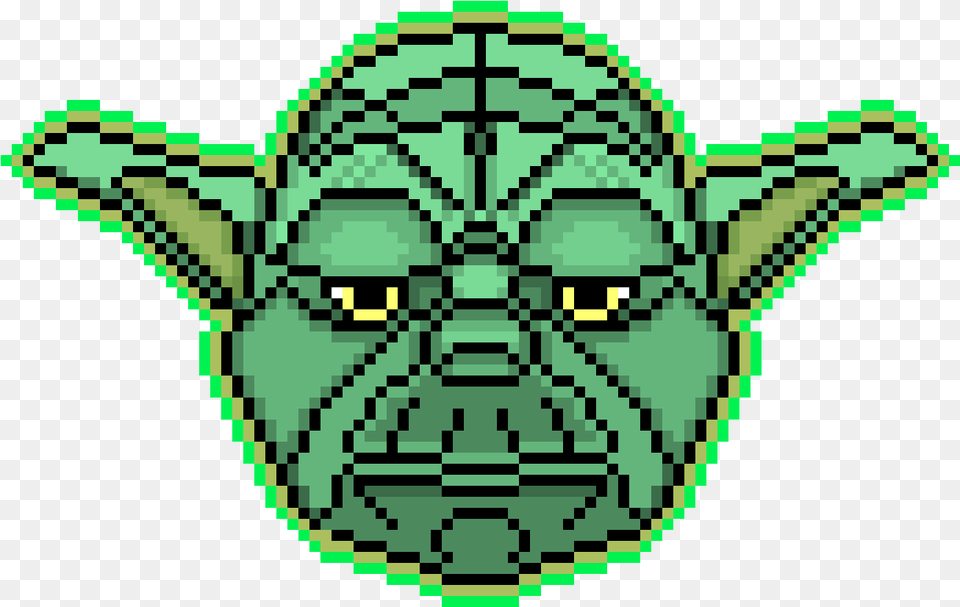 Master Yoda Pixel, Mask, Art, Qr Code Free Transparent Png