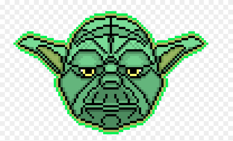 Master Yoda Pixel Art Maker, Mask, Qr Code Free Transparent Png